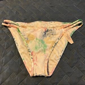 Victoria’s Secret multicolored mesh bikini bottoms